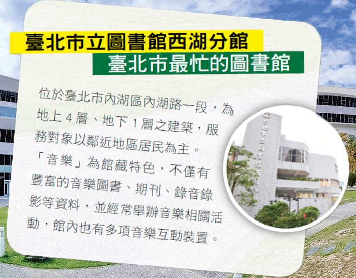 臺北市立圖書館西湖分館