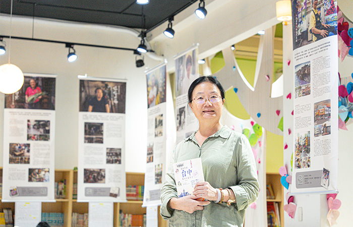 陳秀真積極「走出去」,結合在地資源,與周邊店家結盟辦活動,吸引讀者注意力。