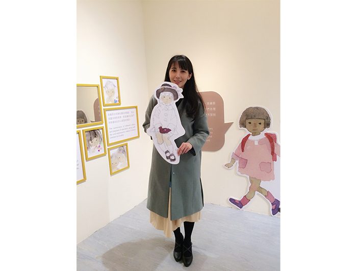 2018年時蘇懿禎至國立歷史博物館展出的《童•樂-岩崎知弘經典插畫展》觀展。