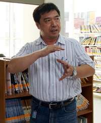 燕巢鄉立圖書館館長柯明憲。