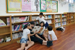 0-3歲嬰幼兒閱讀專區。
