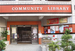 大林鎮立圖書館外觀。