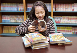 華婉兒童圖書館計劃增加館內漫畫的館藏量，讓孩童可以在輕鬆的氛圍中學習知識。